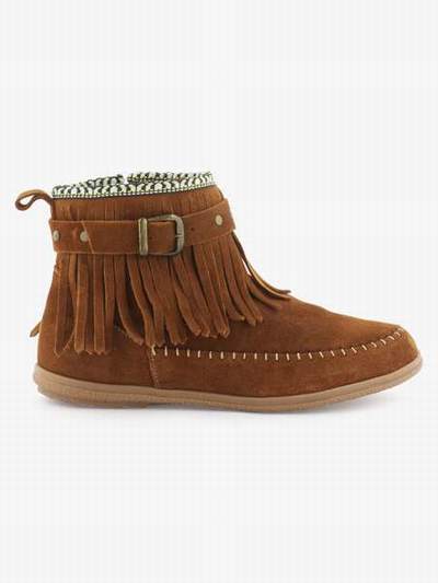 bottines indiennes bohèmes plumes et franges