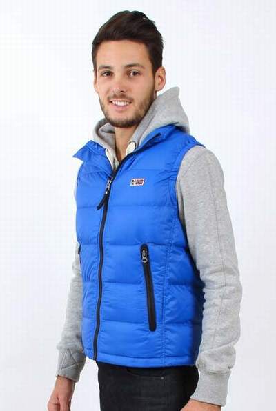 doudoune sans manche homme napapijri
